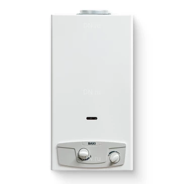 Водонагреватель газовый проточный Baxi SIG-2 11P настенный, мощность - 21.8кВт, корпус - нержавеющая сталь, Tmax 185°C