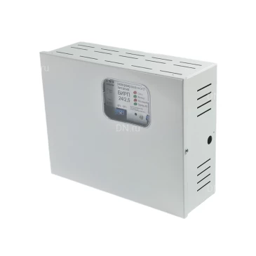 Источник бесперебойного питания БИРП 24/2.5 (б/акб) 2х12Ач, цвет - белый