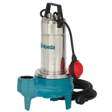 Насос дренажный Calpeda GQSM 40-9 погружной, корпус - чугун, мощность - 0.45кВт, напор - 8.8м, производительность - 350л/мин, 220В