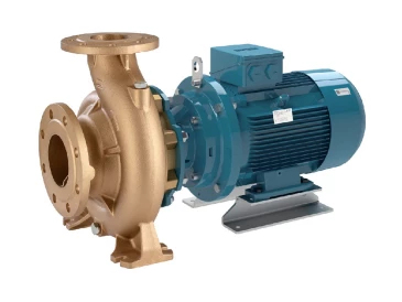 Насос центробежный, моноблочный Calpeda BNMS4 150/315B/B поверхностный, корпус - бронза, мощность - 30000Вт, напор - 25.3м, производительность - 9000л/мин, 380В