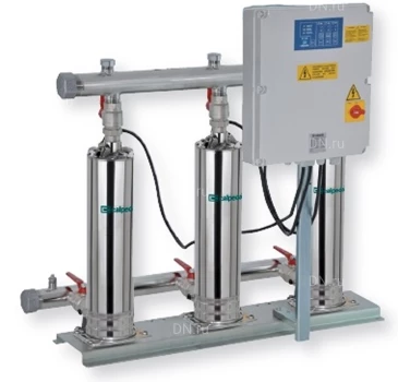 Насосная бустерная станция Calpeda BS3F 3MPSU 507, мощность - 4500Вт, напор - 40м, производительность - 279л/мин, 380В