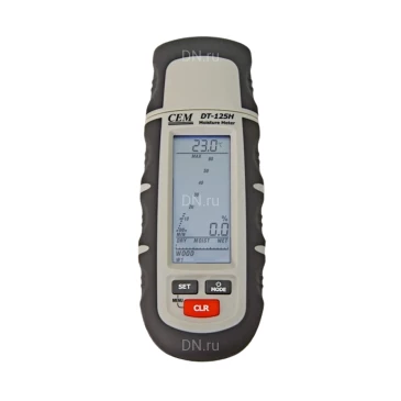Гигрометр (влагомер древесины) CEM DT-125H, диапазон измеряемых температур от -40 до +40°C, диапазон измерения влажности древесины - 1-75%