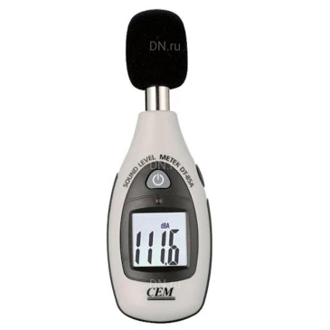 Шумомер CEM DT-85A портативный, диапазон измерения уровня шума - 40-130дБ(A), диапазон частот - 31.5-8000Гц