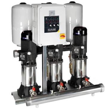 Насосная станция DAB 3 KV 6/15 T IE3 поверхностная, корпус - нержавеющая сталь, мощность - 6.6кВт, производительность - 425л/мин, 380В Насосная станция DAB 3 KV 6/15 T IE3 поверхностная, корпус - нержавеющая сталь, мощность - 6.6кВт, производительность - 425л/мин, 380В