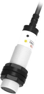 Датчик оптический LANBAO PR18S-DM3ATC двухпроводный, цилиндрический, материал корпуса - пластик, инфракрасный светодиод - 880нм, настройка - NC, рабочая дистанция - 3м, напряжение - 30В, IP67, кабель - 2м