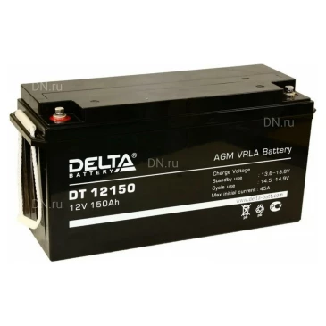 Аккумуляторная батарея Delta DT 12150 486х171х243мм, напряжение - 12В, емкость - 150Ач, тип клеммы - под болт M8