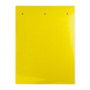 Табличка эластичная DKC Mark 15x6 мм с клейким основанием, цвет - желтый, материал - винил, 1050 тегов
