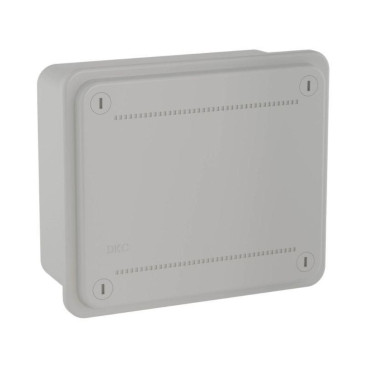 Коробка распределительная DKC 120х80х50мм гладкостенная IP56, корпус - пластик, цвет - серый