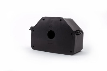 Коробка распределительная ПЭМИ 132х88х62 для скрытой проводки, в бетон, корпус - пластик, цвет - черный