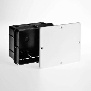 Коробка распределительная Ruvinil 151x122x73 IP30 для скрытой проводки, корпус - пластик, цвет - черный