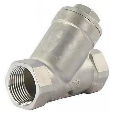 Фильтр сетчатый DN.ru FMY3232P-T Ду50 Ру16 ZGY, Y-образный, корпус - нержавеющая сталь 316, резьбовой