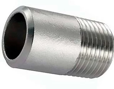 Ниппель DN.ru Н-304-W-НР 3/4″ Ду20 Ру20, корпус - нержавеющая сталь AISI 304, присоединение - под приварку/наружная резьба, тип резьбы - BSPT