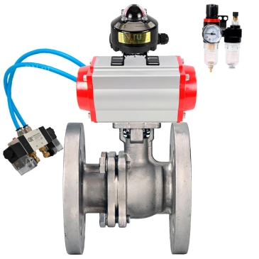 Кран шаровой DN.ru BV3232P(2pc)-FP-F-ISO-H WDVF Ду200 Ру16 полнопроходной, фланцевый, корпус - нержавеющая сталь 316, уплотнение - PTFE, с пневмоприводом PA-DA-160, пневмораспределителем 4V320-10 220В, БКВ APL-510N EX и БПВ AFC2000