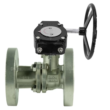 Кран шаровой DN.ru BV3232P(2pc)-FP-F-ISO-H Ду65 Ру16 полнопроходной двухходовой, нержавеющая сталь 316, фланцевый, уплотнение - PTFE, с редуктором RDN RQN4-500Z-T30