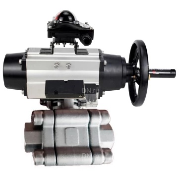 Кран шаровой DN.ru BV3232P(3pc)-FP-SW-ISO-H Ду100 Ру63 полнопроходной, корпус - нержавеющая сталь SS316, под приварку, с пневмоприводом PA-DA-105-1, пневмораспределителем 4М310-08 24В, БКВ APL-210N Кран шаровой DN.ru BV3232P(3pc)-FP-SW-ISO-H Ду100 Ру63 полнопроходной, корпус - нержавеющая сталь SS316, под приварку, с пневмоприводом PA-DA-105-1, пневмораспределителем 4М310-08 24В, БКВ APL-210N