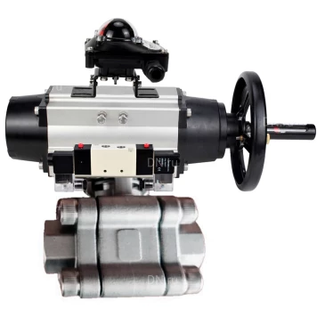 Кран шаровой DN.ru BV3232P(3pc)-FP-SW-ISO-H Ду100 Ру63 полнопроходной, корпус - нержавеющая сталь SS316, под приварку, с пневмоприводом PA-DA-105-1, пневмораспределителем 4V320-10 220В, БКВ APL-210N Кран шаровой DN.ru BV3232P(3pc)-FP-SW-ISO-H Ду100 Ру63 полнопроходной, корпус - нержавеющая сталь SS316, под приварку, с пневмоприводом PA-DA-105-1, пневмораспределителем 4V320-10 220В, БКВ APL-210N