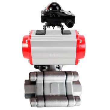 Кран шаровой DN.ru BV3232P(3pc)-FP-SW-ISO-H Ду65 Ру63 полнопроходной, корпус - нержавеющая сталь SS316, под приварку, с пневмоприводом PA-DA-105, БКВ APL-210N Кран шаровой DN.ru BV3232P(3pc)-FP-SW-ISO-H Ду65 Ру63 полнопроходной, корпус - нержавеющая сталь SS316, под приварку, с пневмоприводом PA-DA-105, БКВ APL-210N