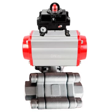 Кран шаровой DN.ru BV3232P(3pc)-FP-SW-ISO-H Ду65 Ру63 полнопроходной, корпус - нержавеющая сталь SS316, под приварку, с пневмоприводом PA-DA-105, БКВ APL-410N EX Кран шаровой DN.ru BV3232P(3pc)-FP-SW-ISO-H Ду65 Ру63 полнопроходной, корпус - нержавеющая сталь SS316, под приварку, с пневмоприводом PA-DA-105, БКВ APL-410N EX