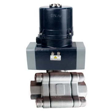 Кран шаровой DN.ru BV3232P(3pc)-FP-SW-ISO-H Ду50 Ру63 полнопроходной, корпус - нержавеющая сталь SS316, под приварку, с 1/4-оборотным электроприводом QTSA-N-007EM-O0-220VAC с пружинным возвратом Кран шаровой DN.ru BV3232P(3pc)-FP-SW-ISO-H Ду50 Ру63 полнопроходной, корпус - нержавеющая сталь SS316, под приварку, с 1/4-оборотным электроприводом QTSA-N-007EM-O0-220VAC с пружинным возвратом