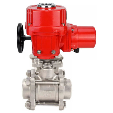 Кран шаровой DN.ru BV3232P(3pc)-FP-W-ISO-H Ду50 Ру40 полнопроходной двухходовой, нержавеющая сталь SS316, под приварку, уплотнение - PTFE, с электроприводом DN.ru QT-EX-010M-O2-380VAC-У1 Кран шаровой DN.ru BV3232P(3pc)-FP-W-ISO-H Ду50 Ру40 полнопроходной двухходовой, нержавеющая сталь SS316, под приварку, уплотнение - PTFE, с электроприводом DN.ru QT-EX-010M-O2-380VAC-У1