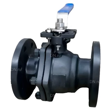 Кран шаровой для пара DN.ru BV3431PPL(2pc)-FP-F-ISO-H Ду200 Ру25 полнопроходной, двухсоставной, фланцевый, корпус - углеродистая сталь WCB, шар - нержавеющая сталь 304, уплотнение - PPL (параполифенил), с рукояткой