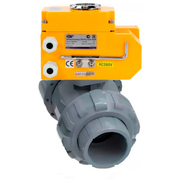 Кран шаровой DN.ru BV4242E-FP-GRM-ISO Дн100 Ру10 межфланцевый полнопроходной, корпус - НПВХ, шар - НПВХ, уплотнение - EPDM, с электроприводом DN.ru QT-N-020EM-O1-380VAC-У1 HARK Кран шаровой DN.ru BV4242E-FP-GRM-ISO Дн100 Ру10 межфланцевый полнопроходной, корпус - НПВХ, шар - НПВХ, уплотнение - EPDM, с электроприводом DN.ru QT-N-020EM-O1-380VAC-У1 HARK