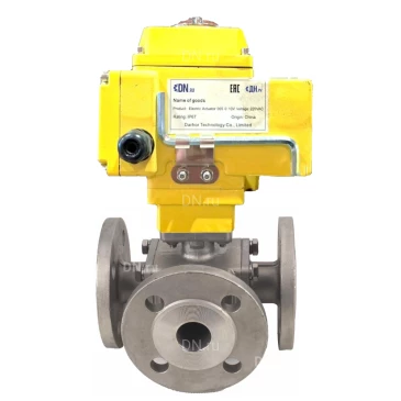 Кран шаровой DN.ru BV3232P(4pc)-FP-3WL-F-ISO-H Ду20 Ру16 полнопроходной трехходовой, нержавеющая сталь SS316, фланцевый, уплотнение - PTFE, с электроприводом четвертьоборотным DN.ru QT-N-005EM-B1-220VAC-У1-DAR gander Кран шаровой DN.ru BV3232P(4pc)-FP-3WL-F-ISO-H Ду20 Ру16 полнопроходной трехходовой, нержавеющая сталь SS316, фланцевый, уплотнение - PTFE, с электроприводом четвертьоборотным DN.ru QT-N-005EM-B1-220VAC-У1-DAR gander