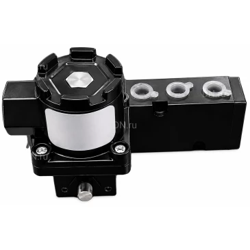 Пневмораспределитель DN.ru 4M310-08 24VDC-E 1/4″ моностабильный, пятиканальный, для четвертьоборотных пневмоприводов (на корпус)