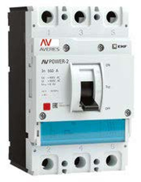 Автоматический выключатель EKF AV POWER-1/3 TR 3Р 80А 35kА, сила тока 80 А, отключающая способность 35 kА