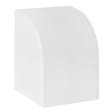 Заглушка EKF Plast 40х25 комплект из 4 шт, материал – ПВХ, цвет - белый