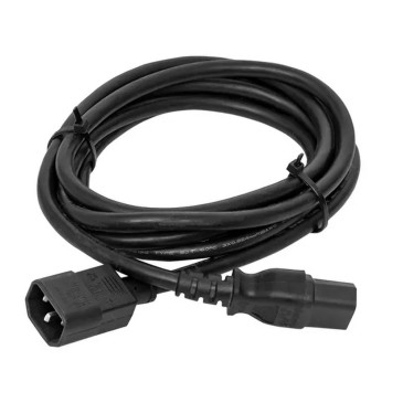 Кабель питания EKF TERACOM для PDU C13-C14 длина - 5м, сечение - 3x1.5мм2, 250В, номинальный ток - 10А, материал оболочки - поливинилхлорид, цвет - черный Кабель питания EKF TERACOM для PDU C13-C14 длина - 5м, сечение - 3x1.5мм2, 250В, номинальный ток - 10А, материал оболочки - поливинилхлорид, цвет - черный