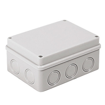 Коробка распределительная EKF КМР-050-047 244х190х95 мм пылевлагозащитная с крышкой на саморезах, для наружной установки, корпус – полипропилен, IP55, цвет – серый