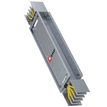 Cекция шинопровода EKF IP55 AL 3L+N+PE прямая магистральная нестандартная, ток 400 А, корпус-оцинкованная сталь, длина 1-1.99м