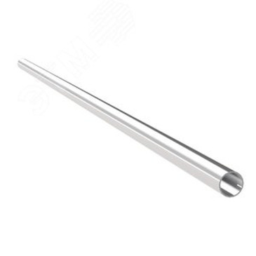 Труба безрезьбовая EKF ST-Line Дн16 длина - 3 м, толщина - 1.0 мм, жесткая, материал - алюминий, цвет - серый