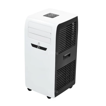 Мобильный кондиционер Electrolux Manhattan EACM-09 FM/N3, холодопроизводительность - 2640Вт, мощность - 950Вт, производительность - 300м3/ч, хладагент - R410, 220В