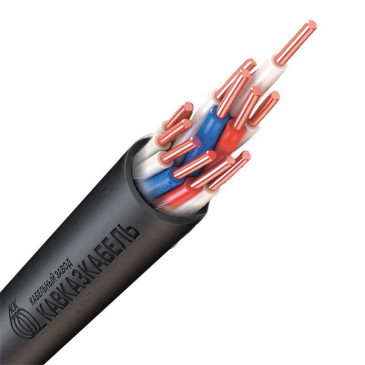 Кабель Кавказкабель КВВГнг(А)-LS 14х1 количество жил - 14, напряжение - 660 В, сечение - 1 мм2, материал изоляции - поливинилхлорид, цвет - черный