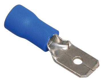 Разъем плоский IEK РпИп 2-5-0.8, сечение 5 мм2, длина 18.5 мм, материал - латунь, упаковка - 100 шт, цвет - синий
