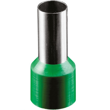 Наконечник-гильза втулочный NAVIGATOR NET изолированный, сечение 16 мм2, длина контакта 16 мм, материал - латунь, упаковка 10 шт, цвет - зеленый