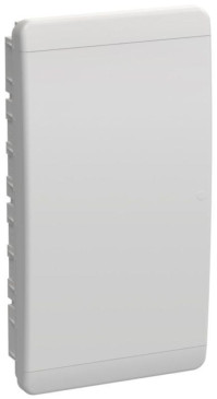 Корпус встраиваемый IEK TEKFOR ЩРВ-П модулей-36, рядов-3, глубина - 102 мм, ширина - 290 мм, высота - 535 мм, IP41, материал - пластик, цвет - белый, белая дверь
