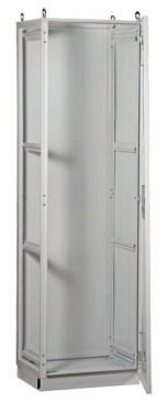 Шкаф навесной IEK TITAN ВРУ-1 цельносварной, толщина двери/крышки - 1.4 мм, толщина плиты - 1.4 мм, глубина - 450 мм, ширина - 800 мм, высота - 2000 мм, IP31, материал - сталь, цвет - серый