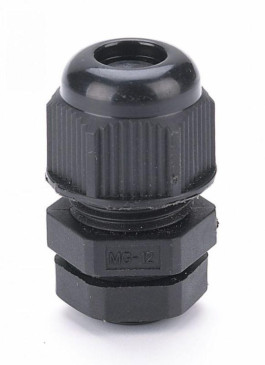 Сальник DEKraft MG12 диаметр кабеля 4.6-8 мм , IP68, материал - пластик, цвет - черный