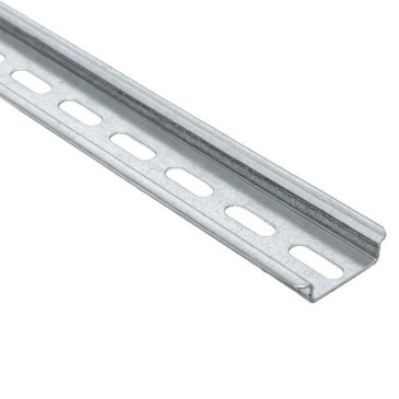 DIN-рейка перфорированная EKF PROxima, L1000, 35 мм, ширина - 35 мм, длина - 1000-2000 мм, материал - сталь