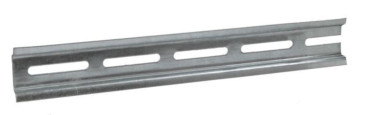 DIN-рейка IEK, L130, 7.5 мм, высота - 7.5 мм, длина - 130-1000 мм, материал - сталь, покрытие - оцинкованная