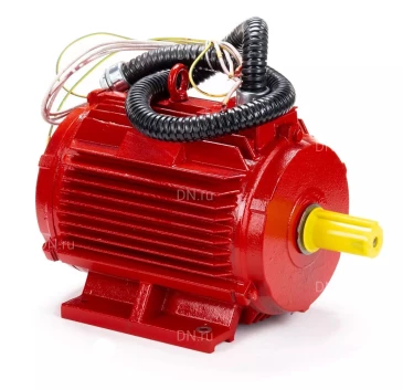 Электродвигатель ESQ FR 100L4-4-1500-IM1081 для систем аварийного дымоудаления, трехфазный, монтажное исполнение IM1081, мощность 4кВт, частота вращения ~ 1500об/мин