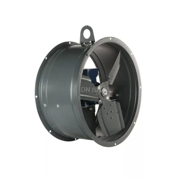 Вентилятор осевой Элком ВО 06-300 № 3.15 с двигателем, мощность - 0.18кВт, 1500об/мин, корпус - углеродистая сталь, 380В