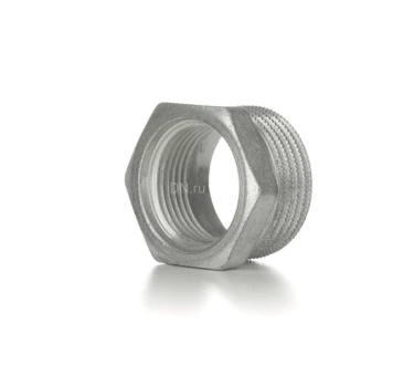 Футорка ELSEN Metalit TIN 1″×1/2″ Ду25×15 Ру16 корпус – латунь CW617N, покрытие - оловянное, присоединение – наружная/внутренняя резьба