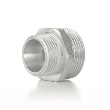 Ниппель переходной ELSEN Metalit TIN 1/2″×3/4″ Ду15×20 Ру16 корпус – латунь CW617N, покрытие – оловянное, присоединение - наружная резьба