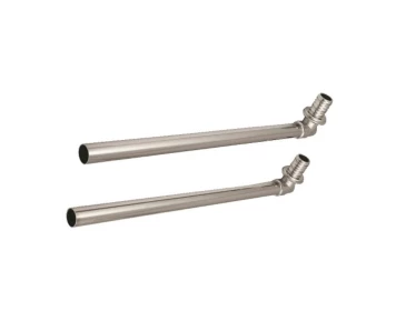 Трубка ELSEN Monolit Ду16 Ру10 корпус – медь, Г-образная для подключения к радиатору, длина 500мм  