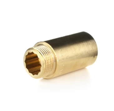Удлинитель равнопроходной ELSEN Metalit 1/2″ Ду15 Ру16 L=25мм корпус – латунь CW617N, присоединение – внутренняя/наружная резьба