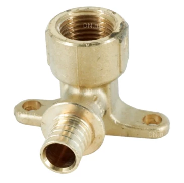 Угольник настенный ELSEN Monolit Дн20×1/2″ Ру10 90° аксиальный, корпус – латунь CW617N, присоединение – штуцер/внутренняя резьба